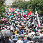 حضور حماسی مردم قم در راهپیمایی جمعه خشم و نصر
