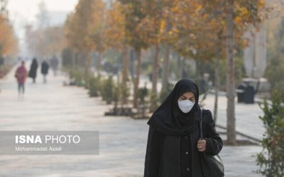 وضعیت هوای قم در شرایط ناسالم برای گروه‌های حساس