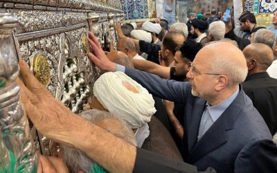 رئیس مجلس حرم مطهر حضرت معصومه (س) را زیارت کرد