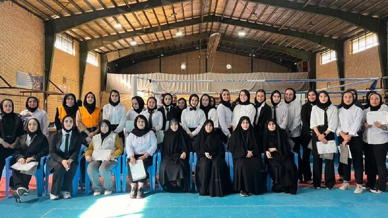 مسابقات کیک بوکسینگ IKN بانوان استان قم