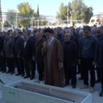 پیکر مادر شهید خاکباز یگانه با حضور مردم شهید پرور قم تشییع شد