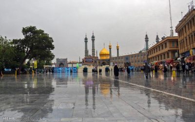 کاهش محسوس دما و تداوم وزش باد در قم