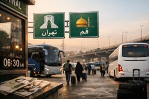 هزینه بلیط اتوبوس قم تهران